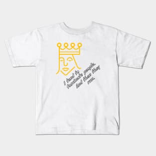 Lunatic King Design Kids T-Shirt
